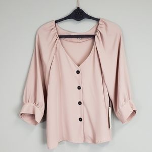 🚨👉 Buy 1 Get 1 🚨👉Haute Monde Ladys  Dressy Blouse